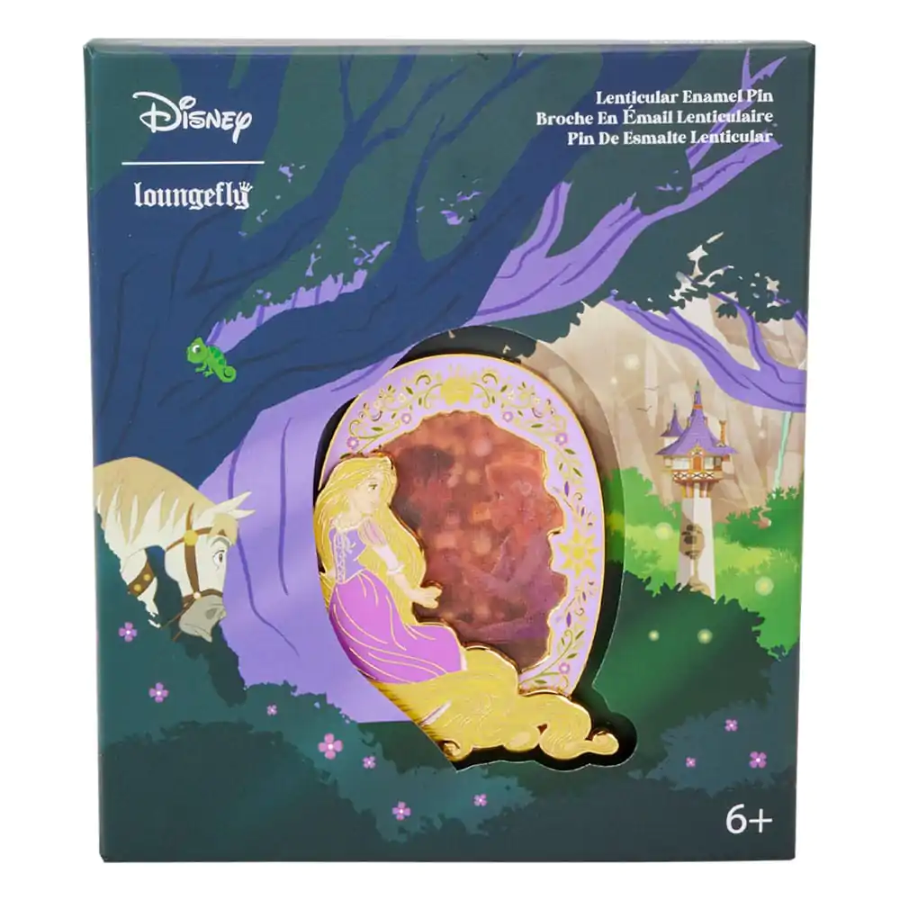 Disney by Loungefly posuvná smaltovaná odpadovka Princezná Rapunzel limitovaná edícia 8 cm termékfotó