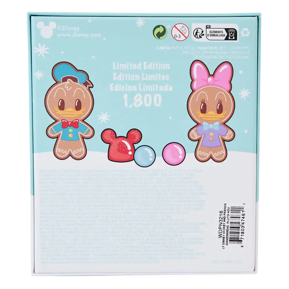 Disney by Loungefly Posuvný smaltovaný odznak Mickey & Friends Perníčkový domček Pluto Limited Edition 8 cm produktová fotografia