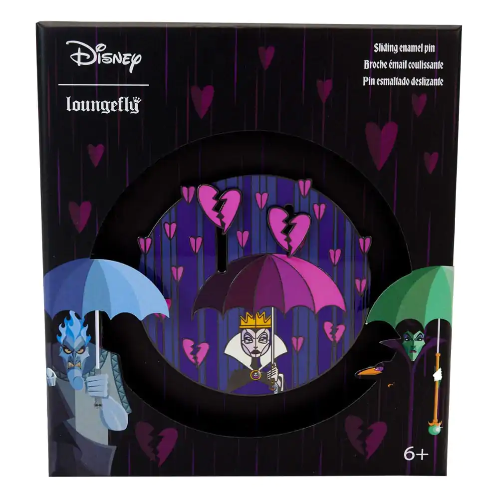 Disney by Loungefly Posuvný Smaltovaný Pripináčik Villains Curse your hearts Limited Edition 8 cm produktová fotografia
