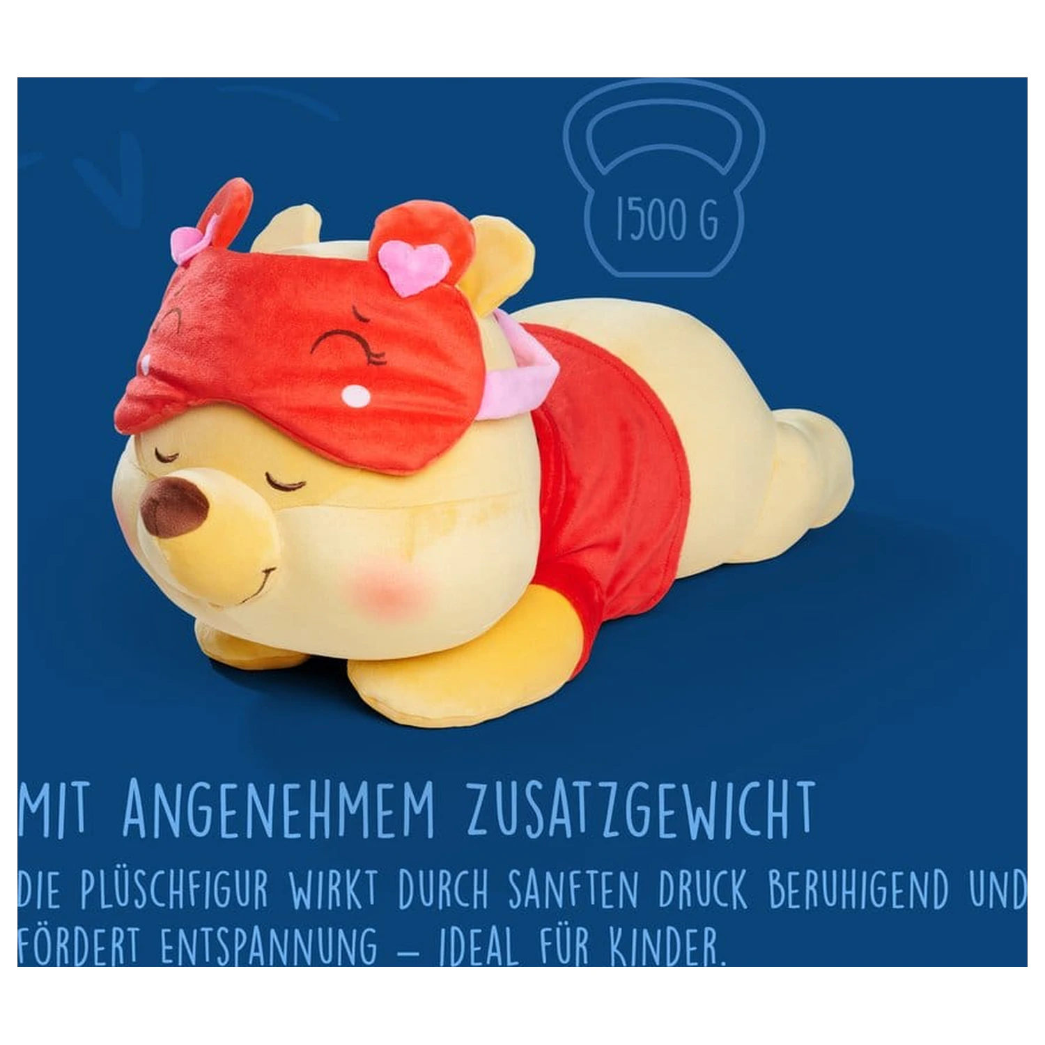 Disney Snuglets Wellbeing Heavy Plyšová Figúrka Winnie the Pooh 40 cm produktová fotografia
