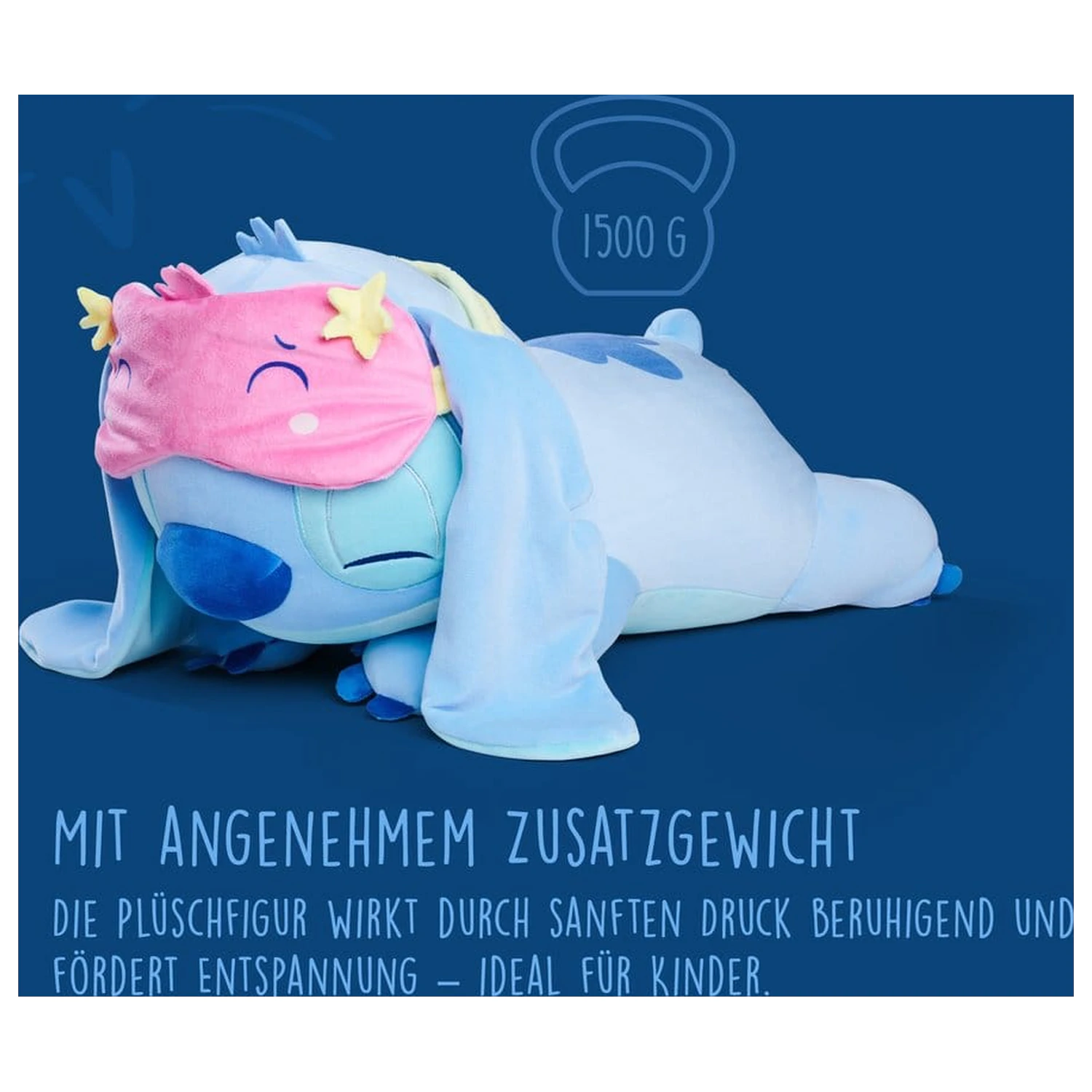 Disney Snuglets Wellbeing Ťažká plyšová figúrka Stitch 40 cm produktová fotografia