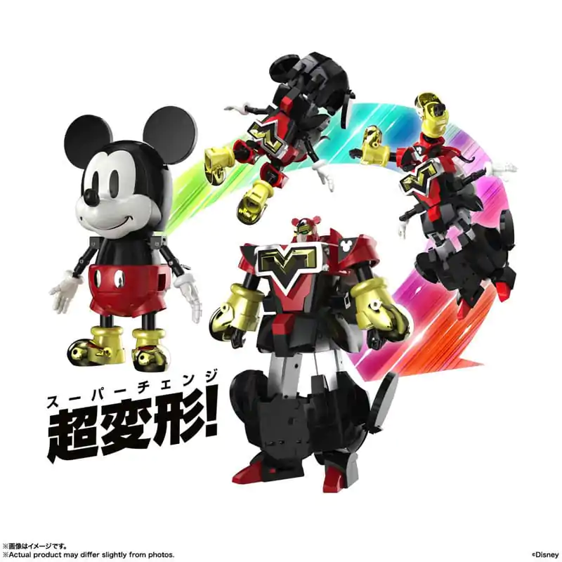 Disney Soul of Chogokin Odlievaná Akčná Figúrka Super Change Mickey Mouse od Kunio Okawara 13 cm termékfotó