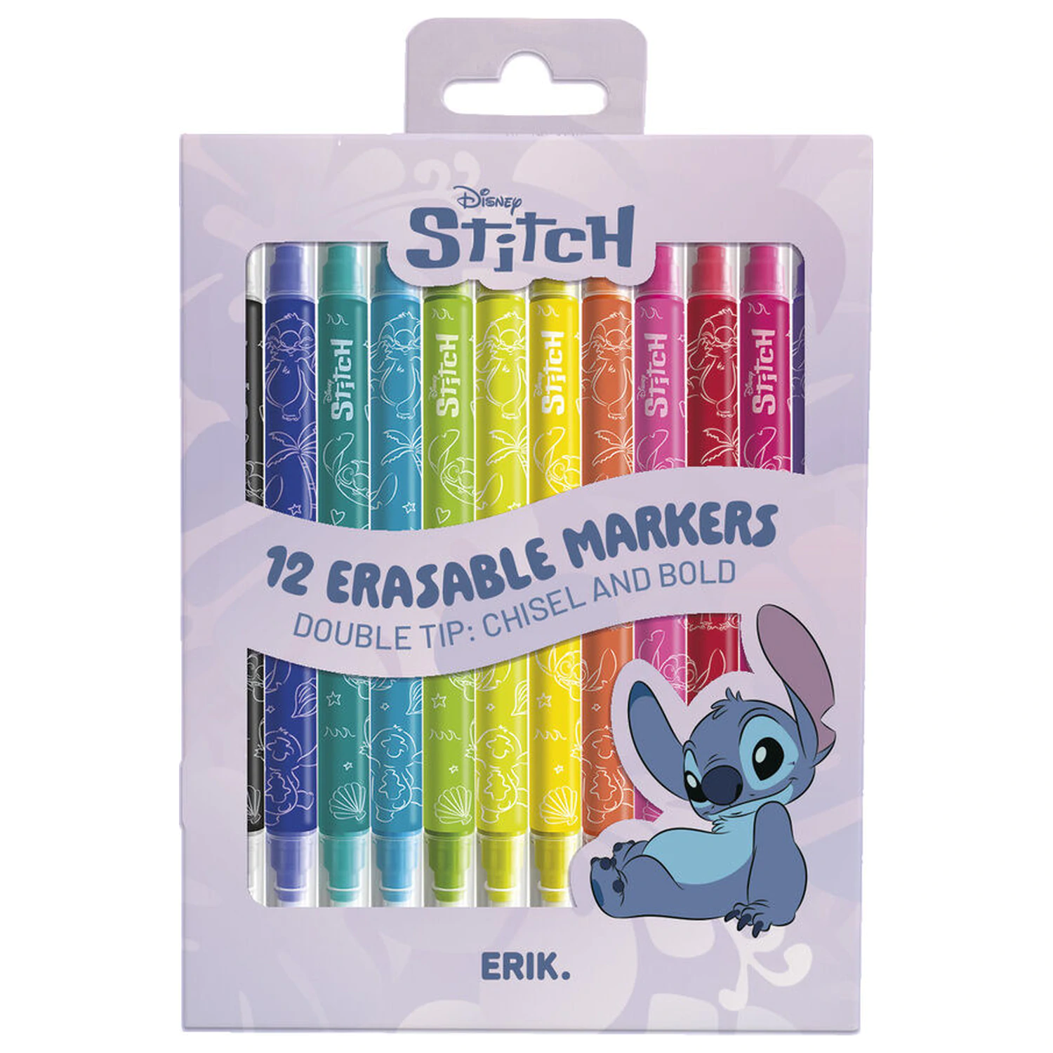 Disney Stitch sada 12 vymazateľných popisovačov produktová fotografia