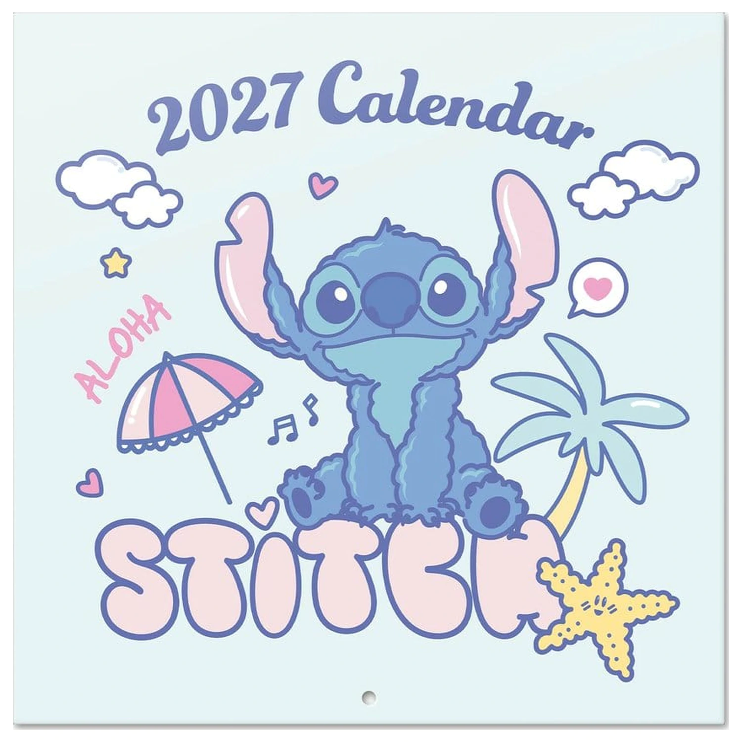 Disney Stitch 2027 Nástenný kalendár 30 x 30 cm produktová fotografia