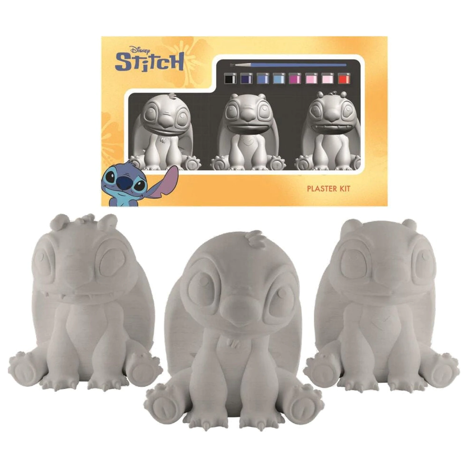 Disney Stitch blister balenie s 3 vyfarbiteľnými figúrkami produktová fotografia
