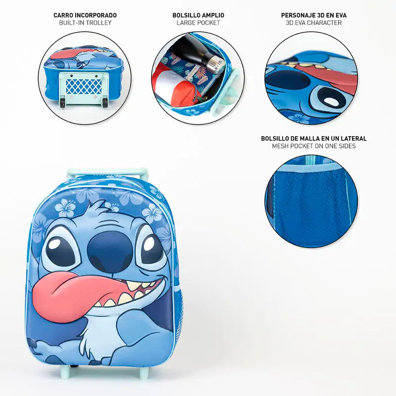 Disney Stitch 3D trolley 31 cm produktová fotografia