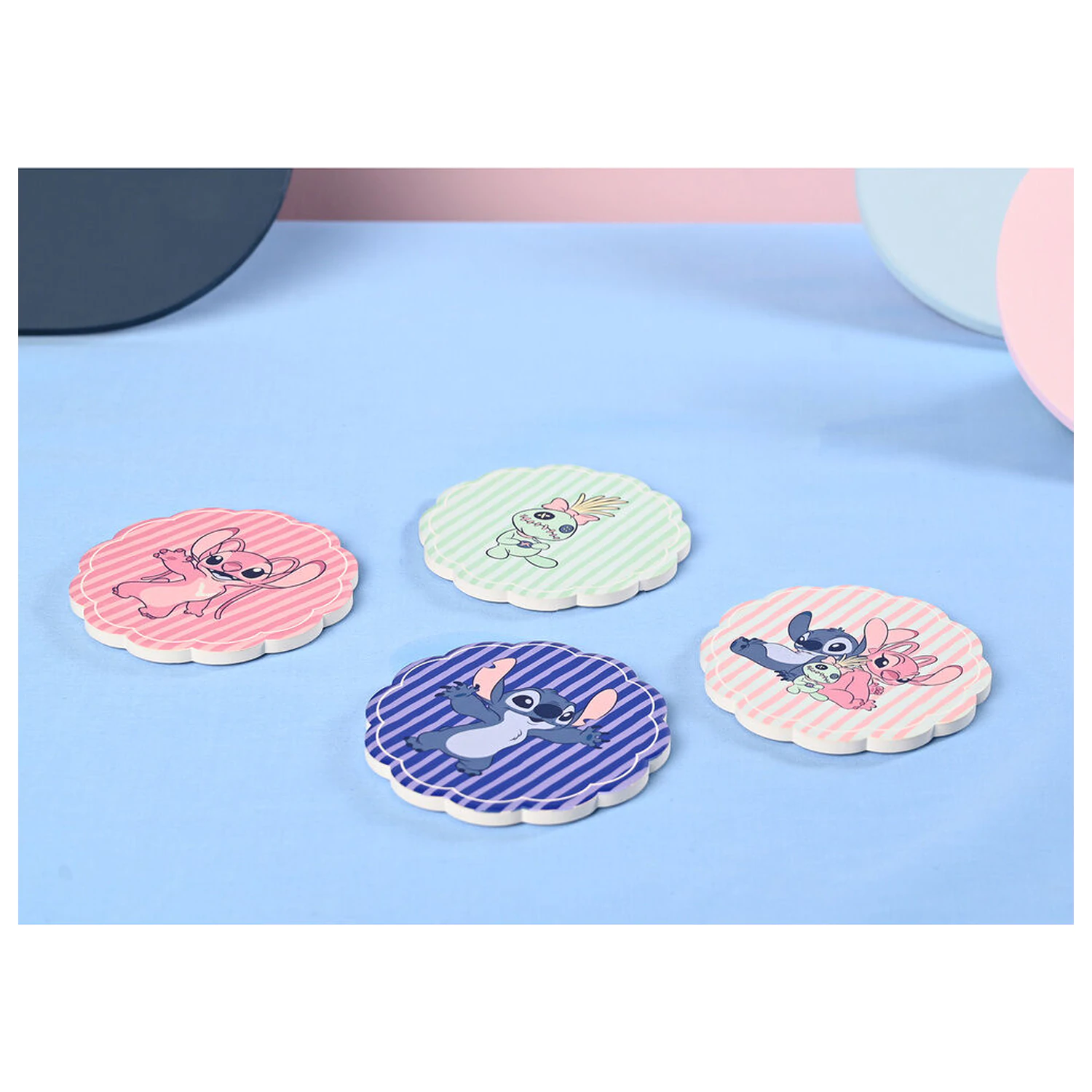 Disney Stitch súprava 4 keramických podložiek pod poháre produktová fotografia