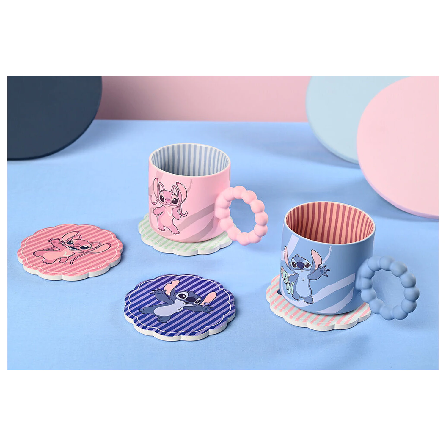 Disney Stitch súprava 4 keramických podložiek pod poháre produktová fotografia
