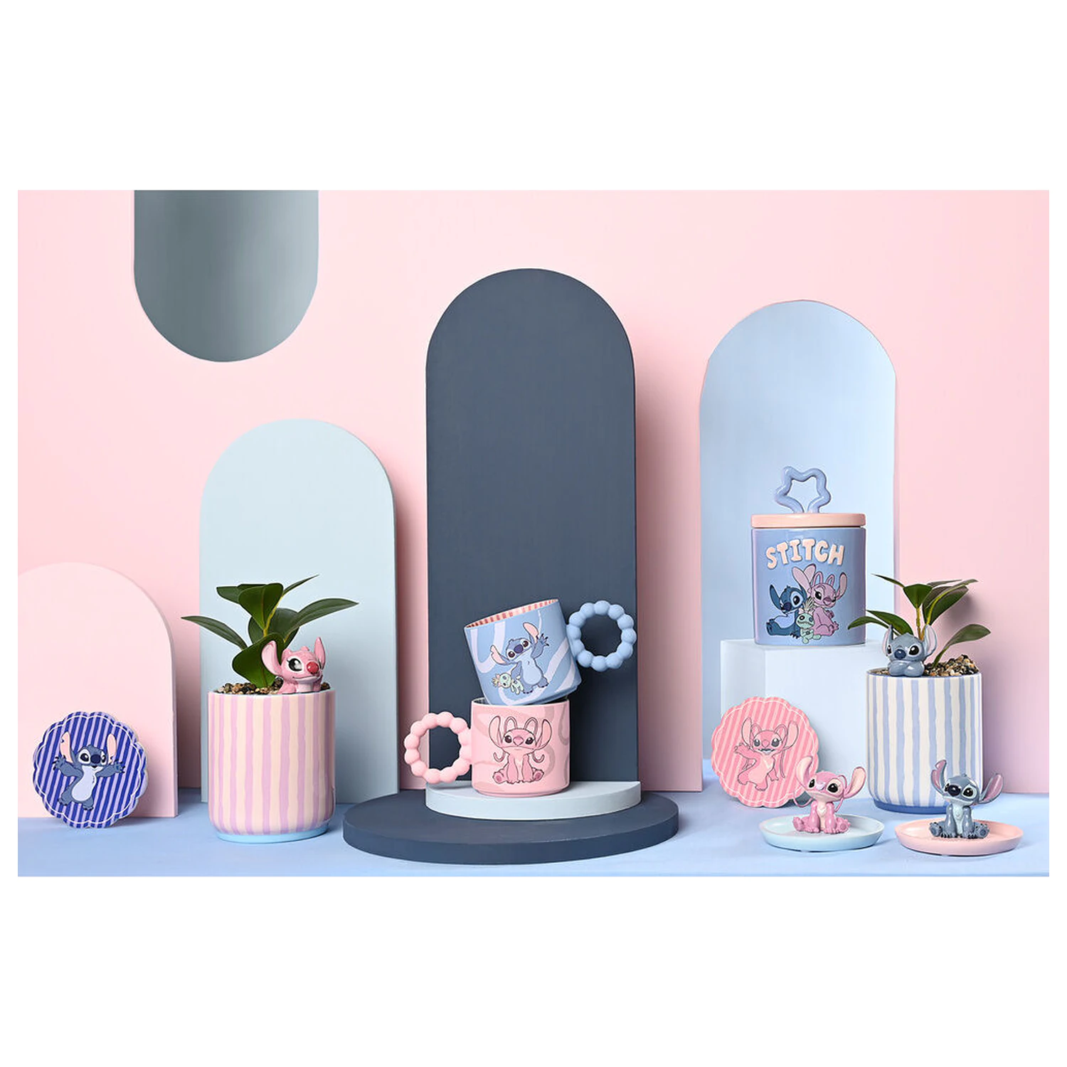 Disney Stitch súprava 4 keramických podložiek pod poháre produktová fotografia