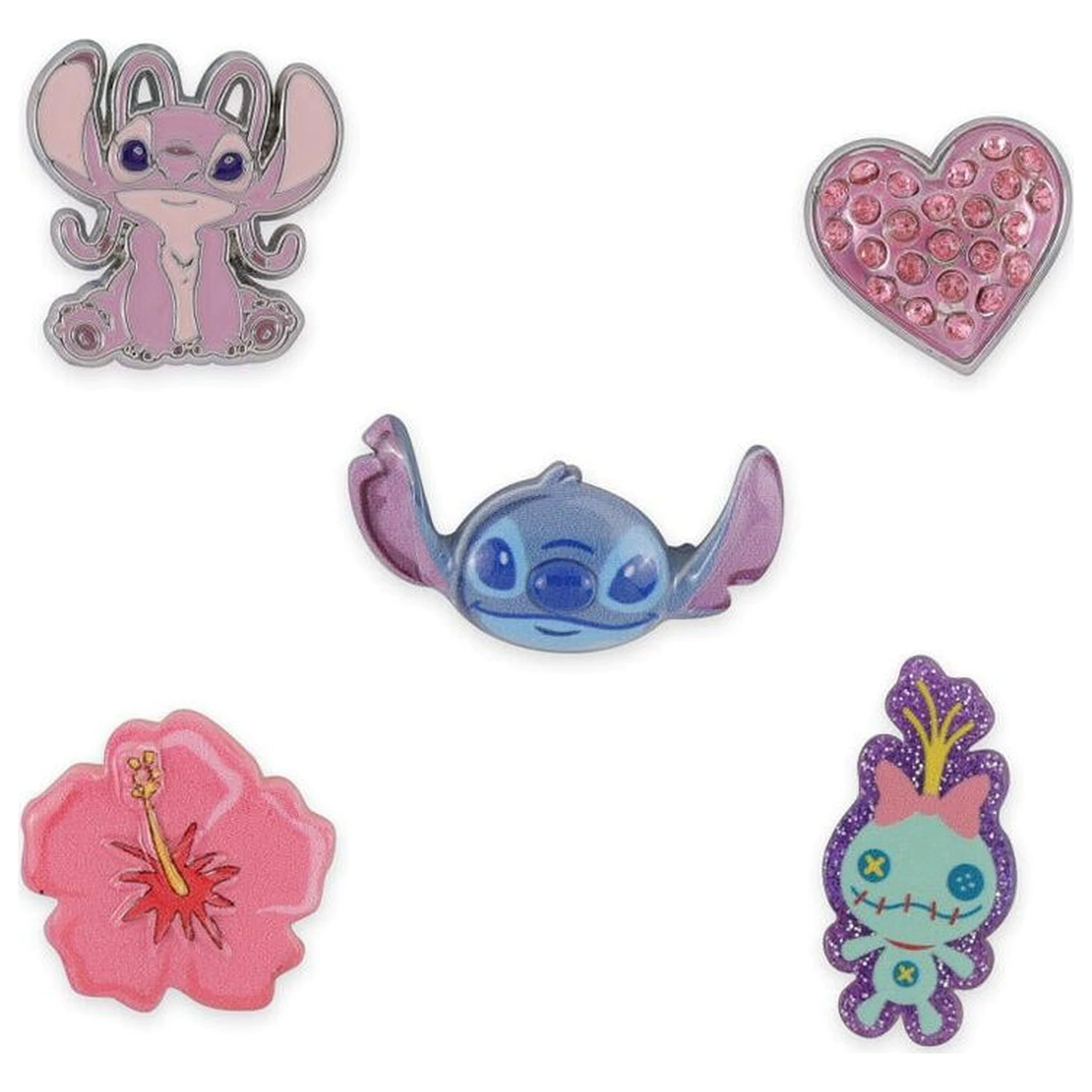 Disney Stitch 5 kusová sada odznakov produktová fotografia