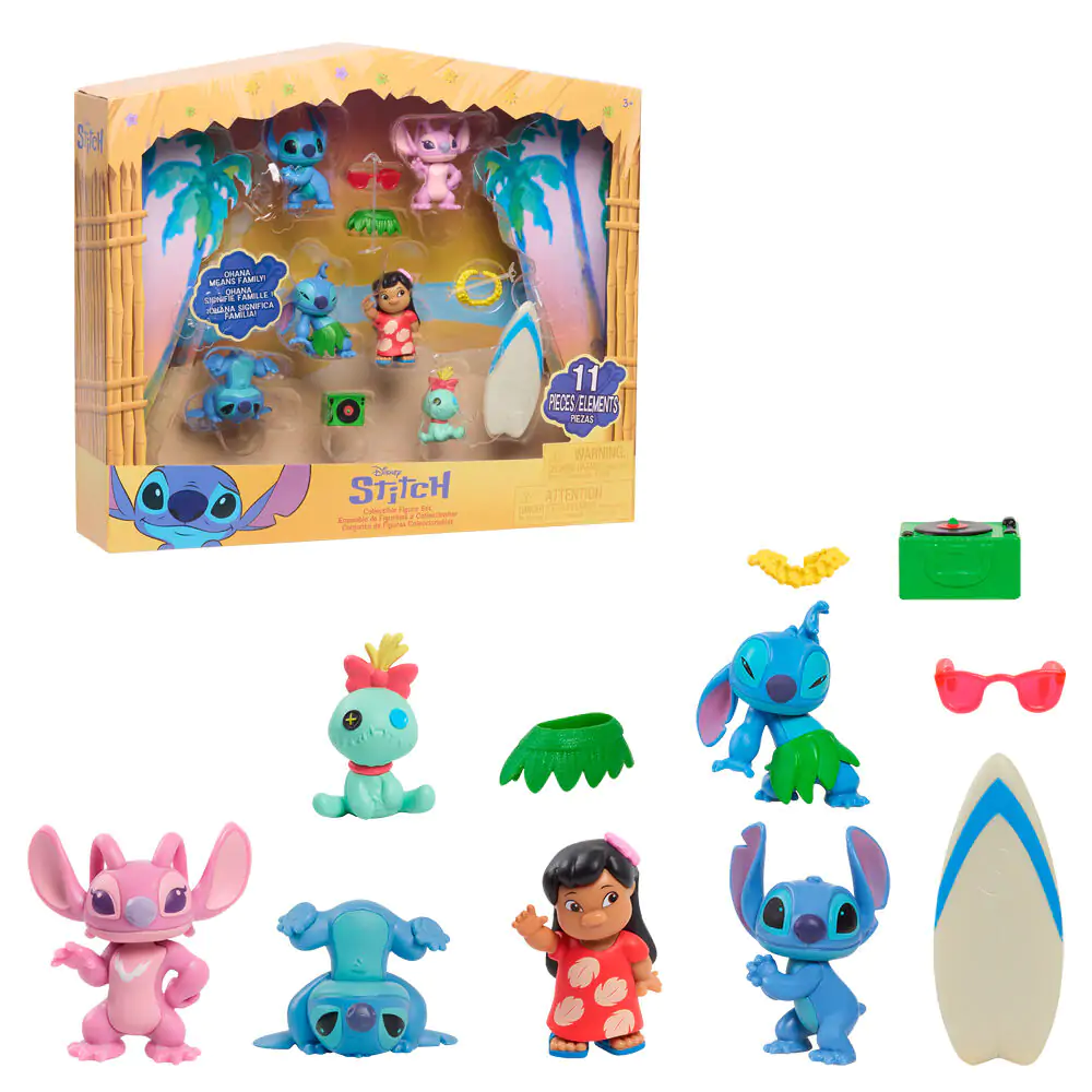 Disney Stitch balenie 6 figúrok 5 cm produktová fotografia