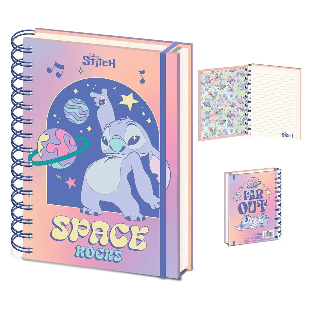 Disney Stitch zápisník A5 produktová fotografia