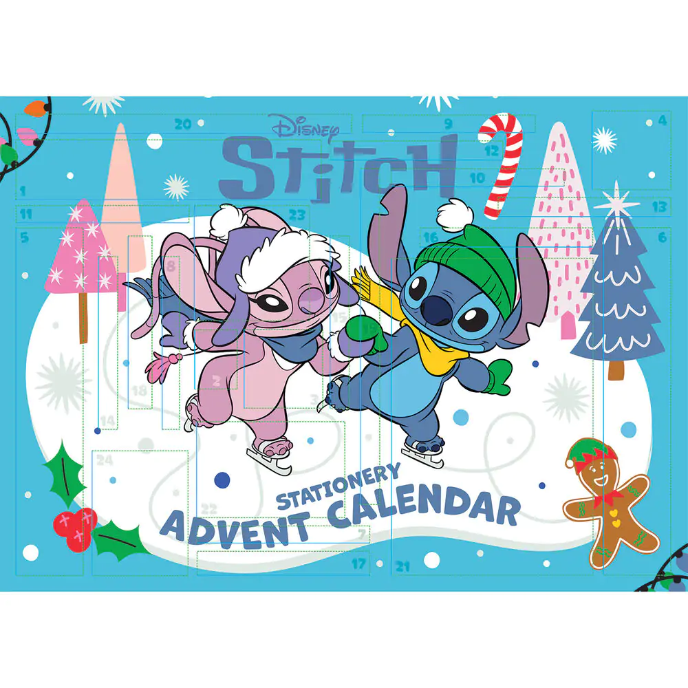 Disney Stitch adventný kalendár produktová fotografia