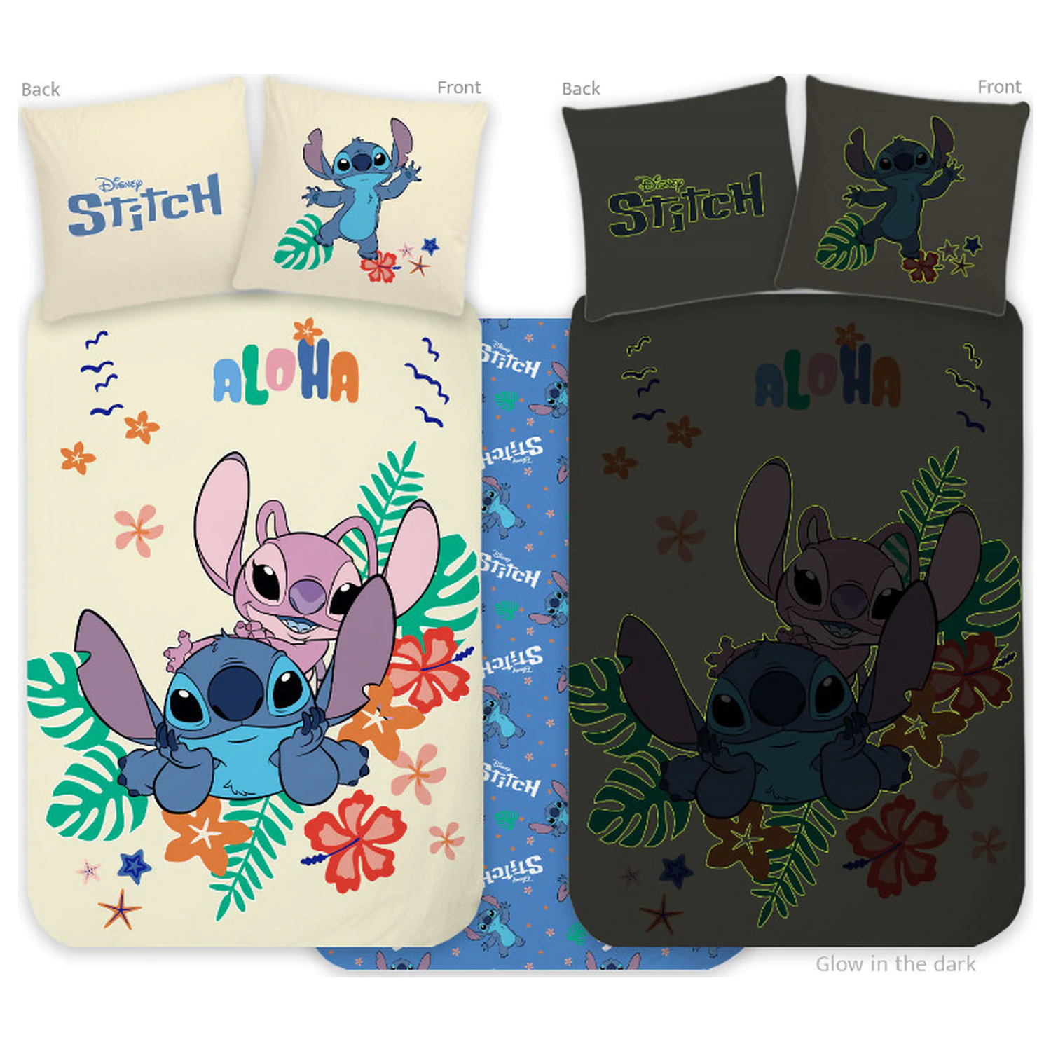 Disney Stitch Aloha Glow in the Dark Kids, Preschool obliečka na perinu produktová fotografia
