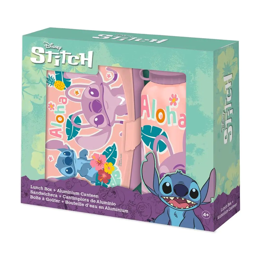 Disney Stitch Hliníková fľaša 500 ml + obedár produktová fotografia