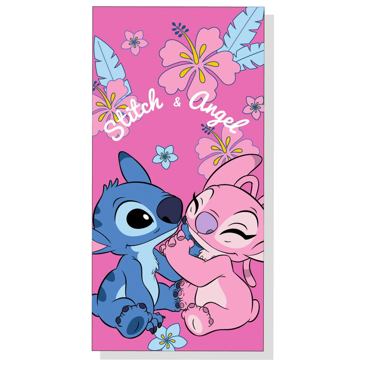 Disney Stitch & Angel mikrovláknová plážová osuška produktová fotografia