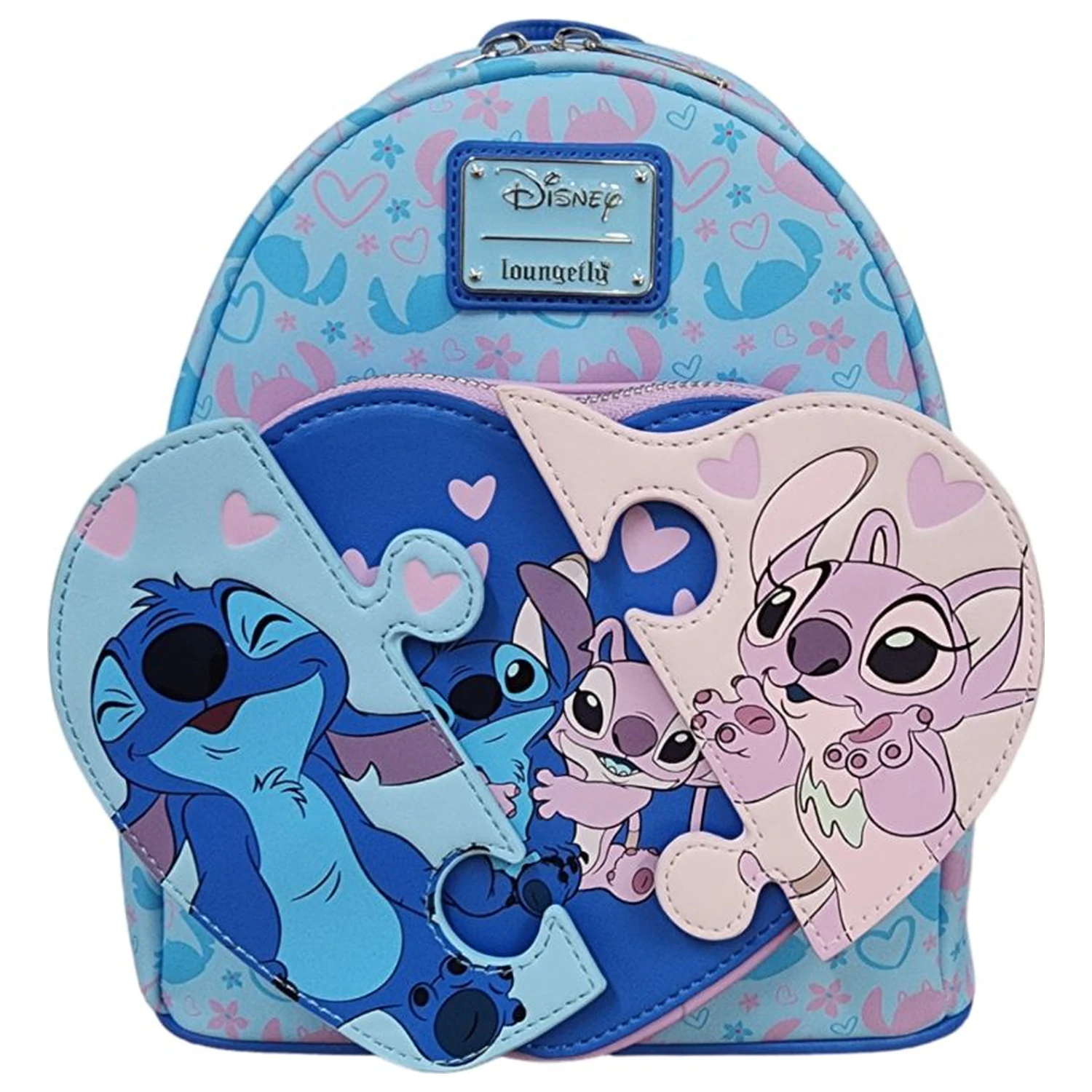 DISNEY Stitch & Angel Mini batoh LoungeFly "Exkluzívna Edícia" produktová fotografia