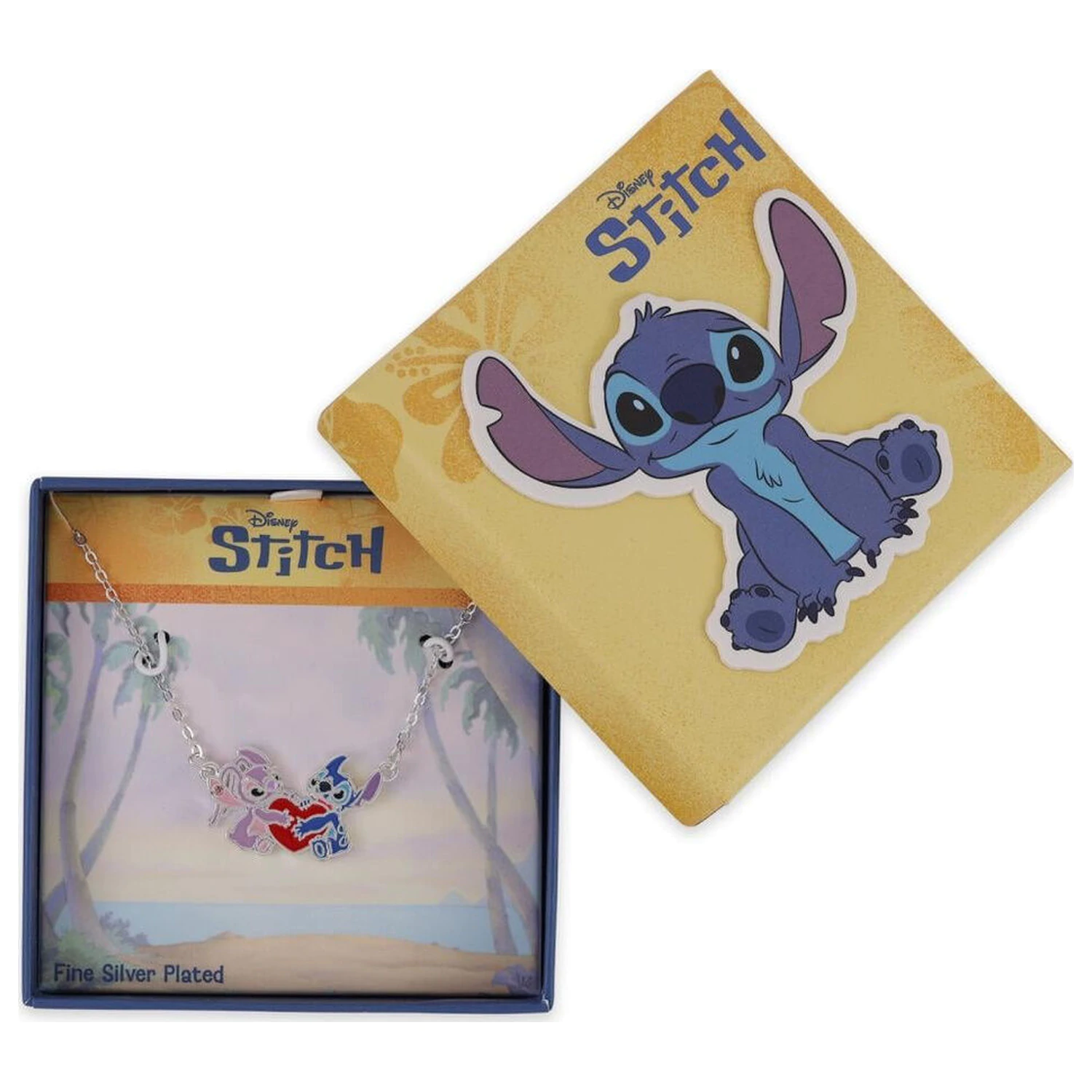 Disney Stitch & Angel náhrdelník produktová fotografia