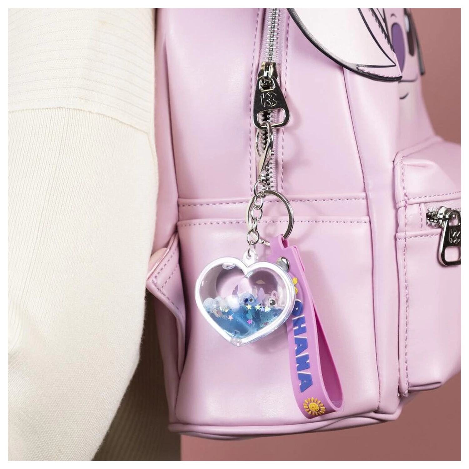 Disney Stitch & Angel Ohana Srdce kľúčenka produktová fotografia