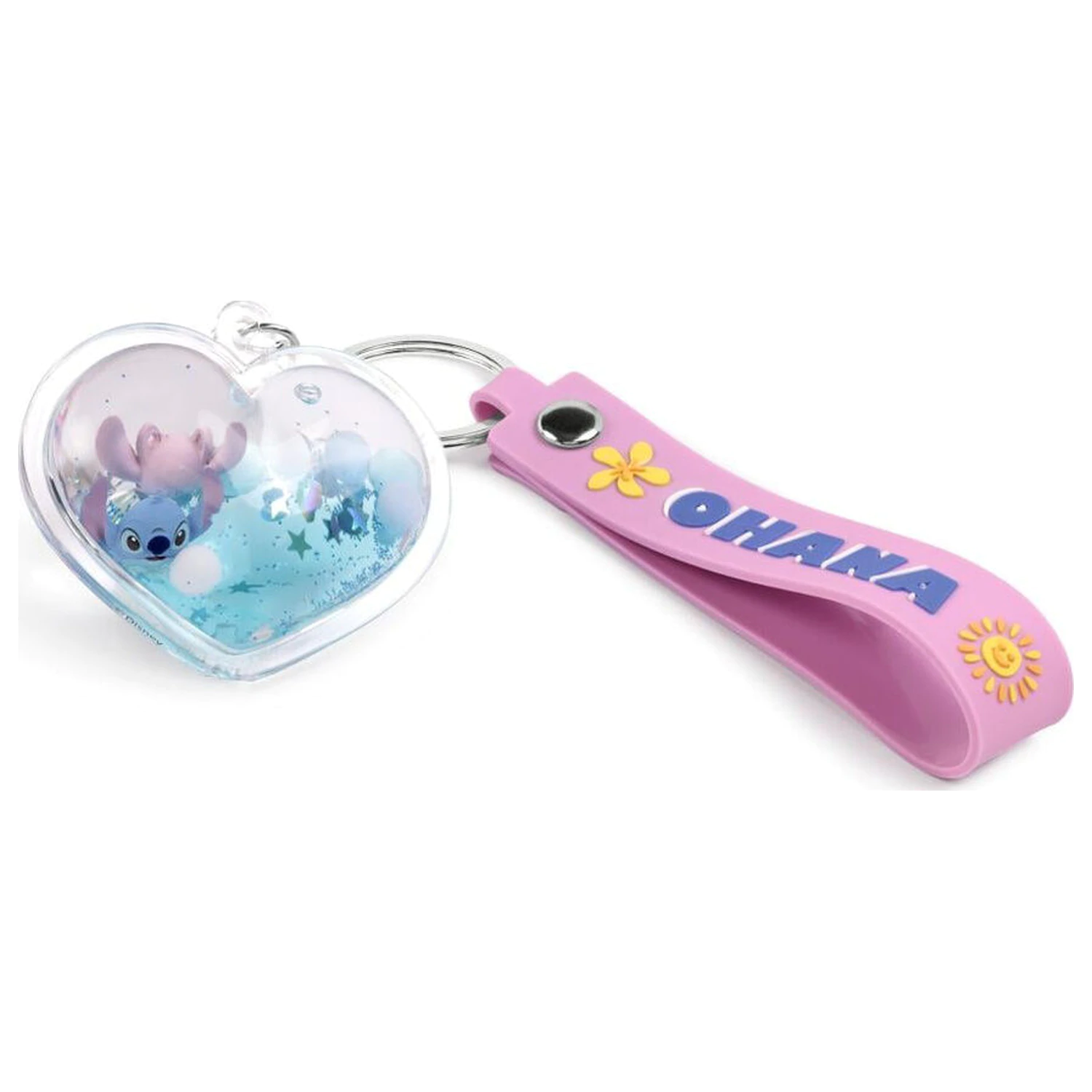 Disney Stitch & Angel Ohana Srdce kľúčenka produktová fotografia
