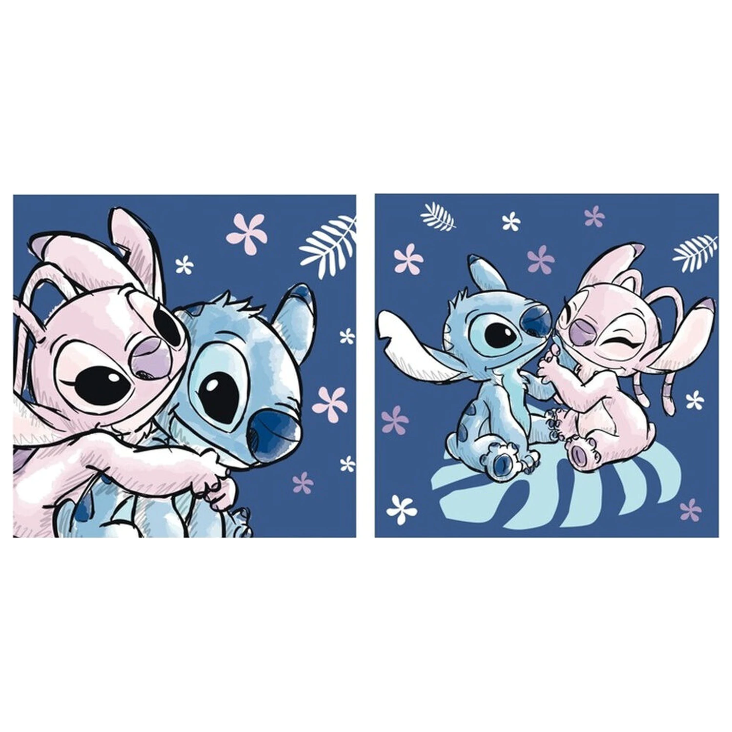 Disney Stitch & Angel vankúš produktová fotografia