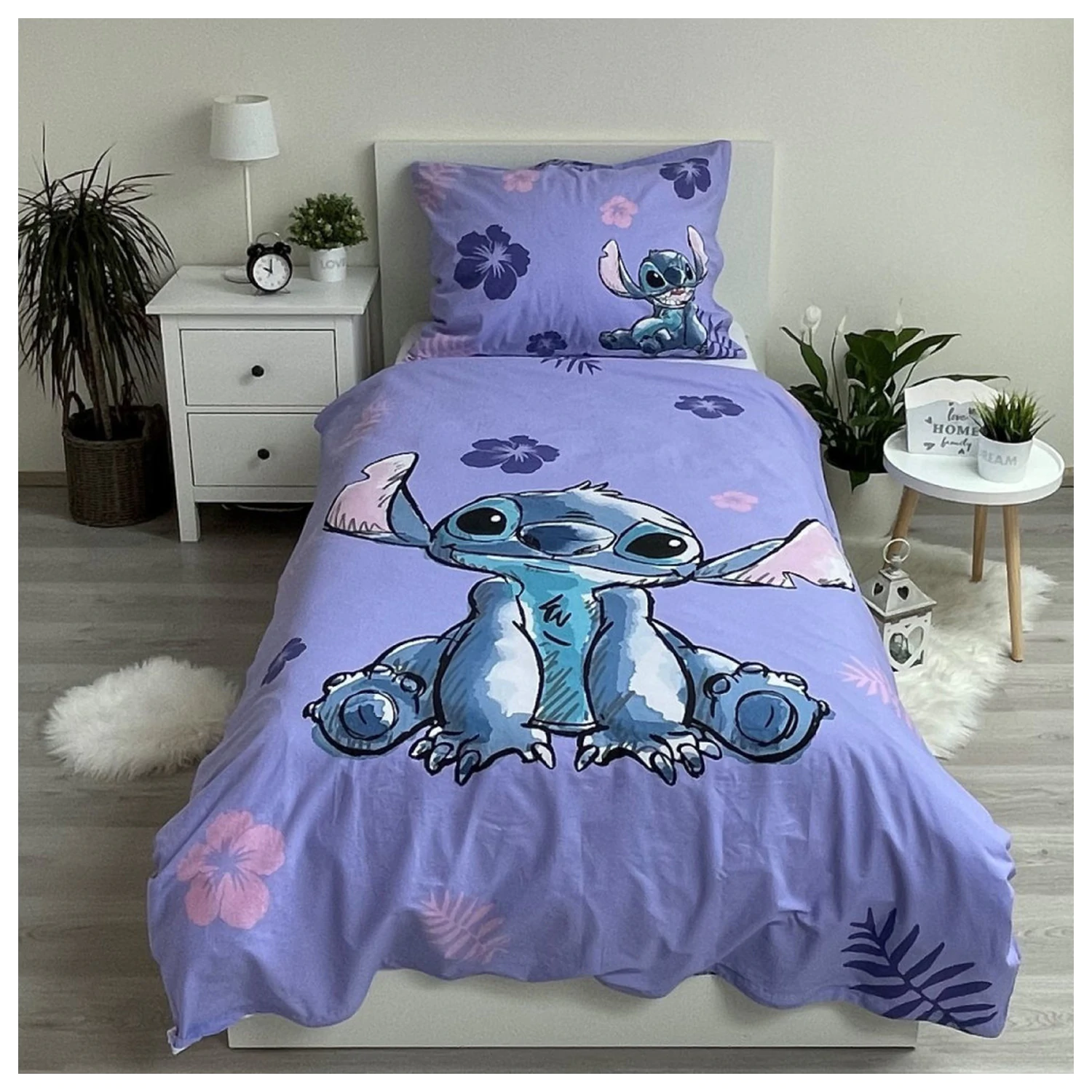 Disney Stitch Blooming obliečka na perinu produktová fotografia