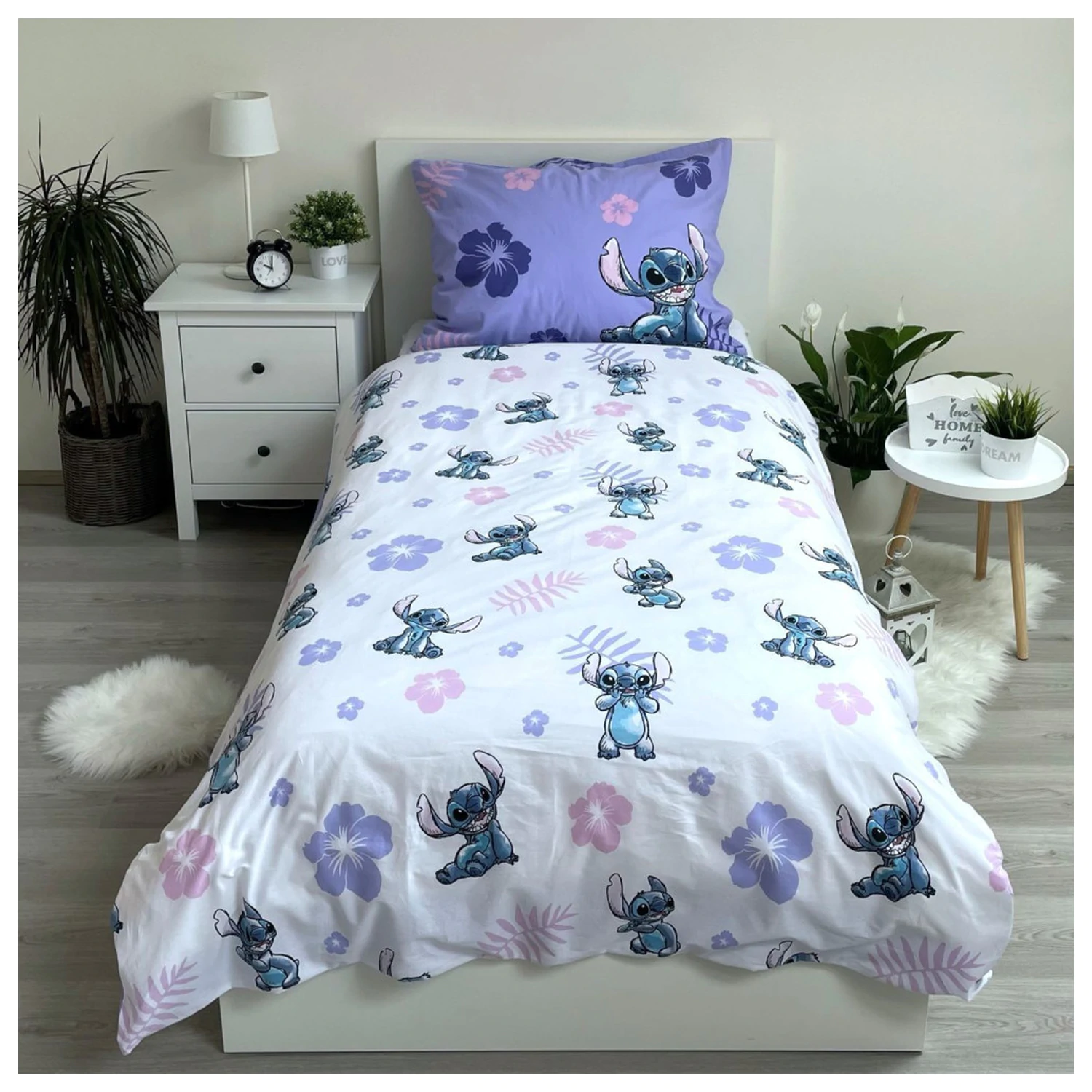 Disney Stitch Blooming obliečka na perinu produktová fotografia