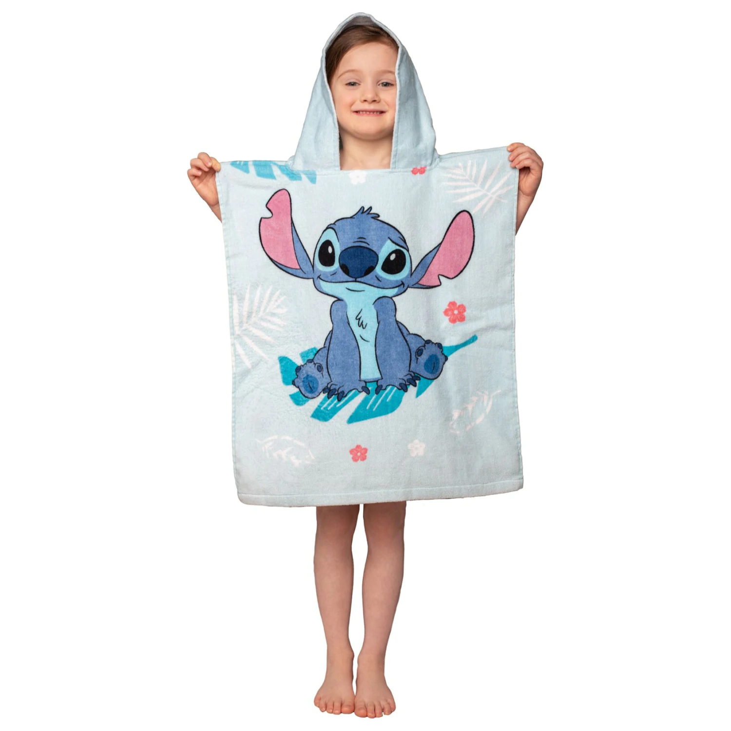 Disney Stitch modré plážové pončo uterák produktová fotografia