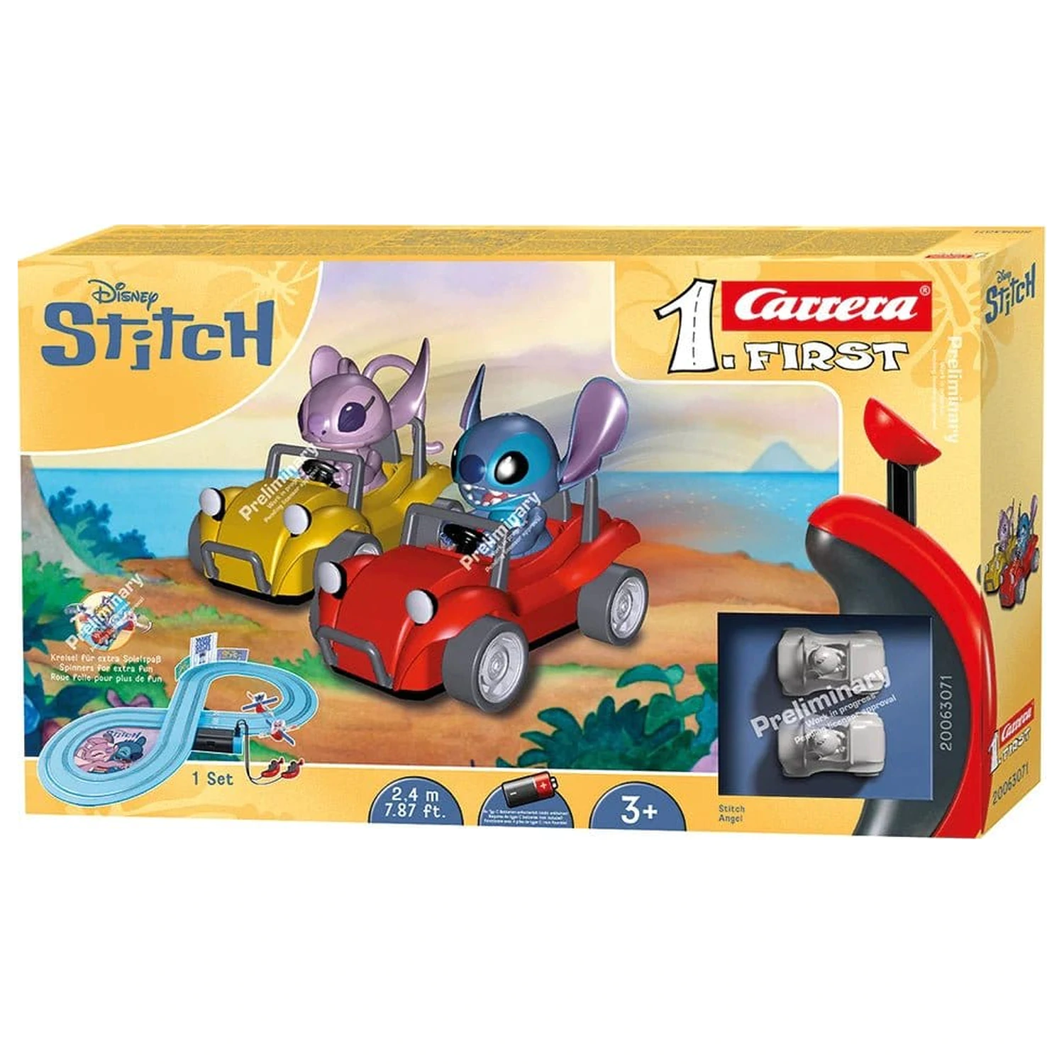 Disney Stitch Carrera First sada pretekárskej dráhy Disney Stitch 2,4 palca produktová fotografia
