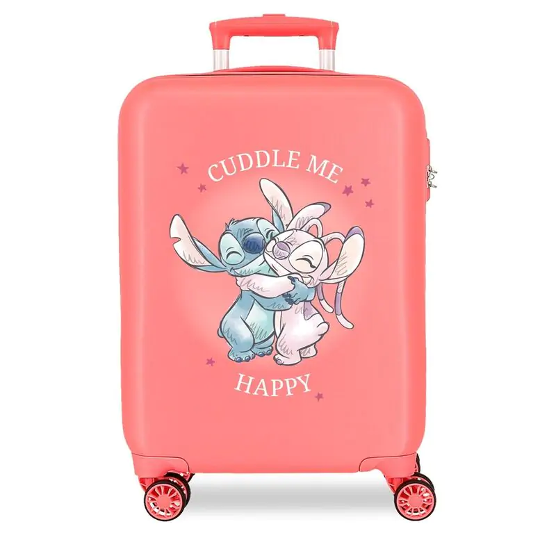 Disney Stitch Cuddle Me Coral ABS trolley kufor 55 cm produktová fotografia