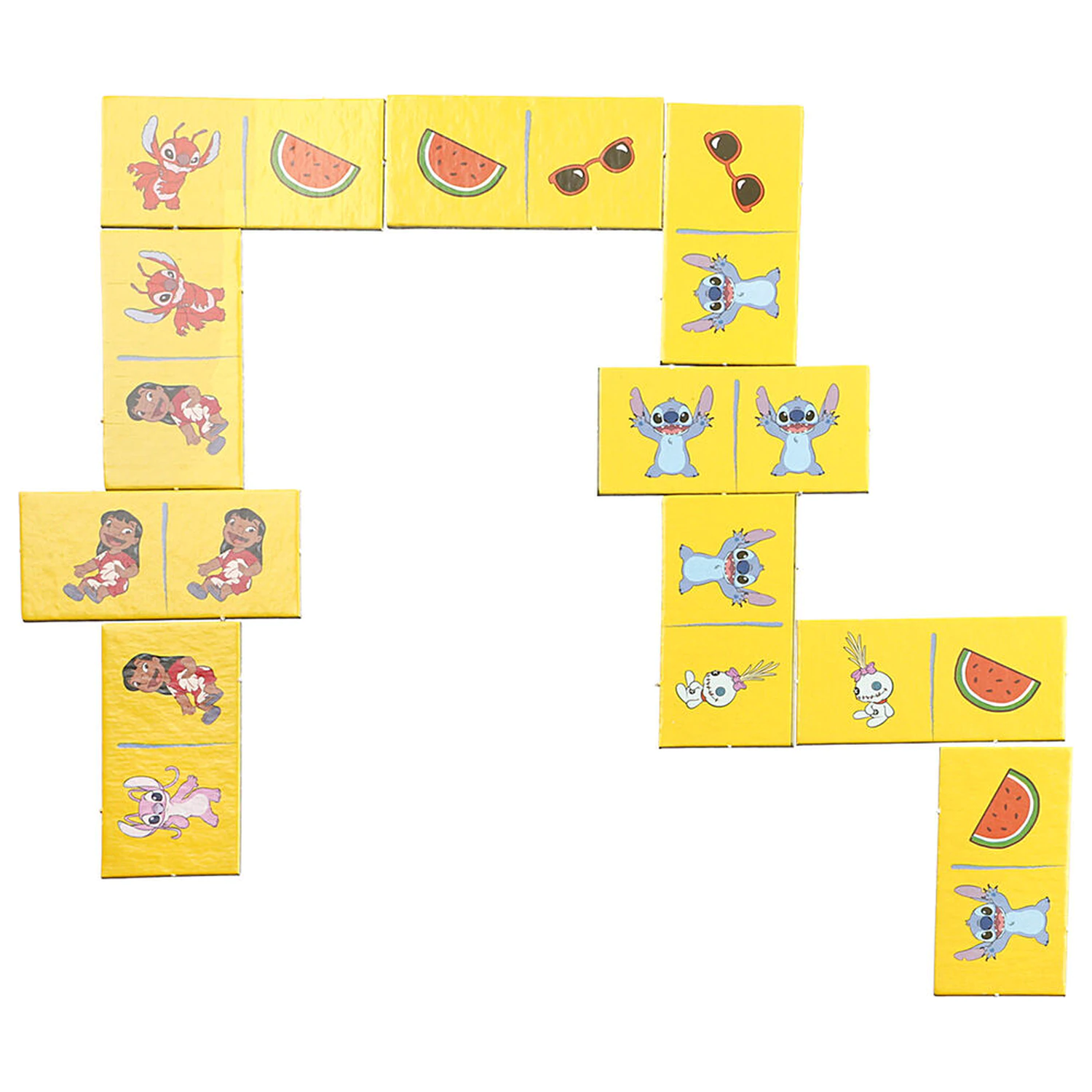 Disney Stitch domino hra produktová fotografia