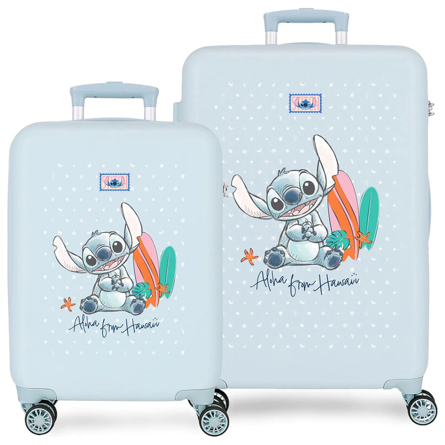 Disney Stitch From Hawai ABS 2-dielna sada cestovných kufrov 55/65cm produktová fotografia