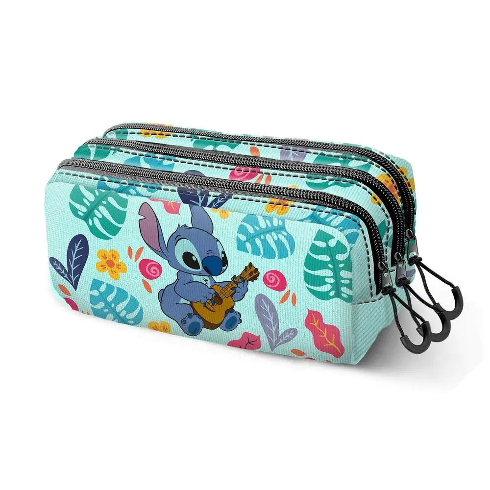 Disney Stitch Guitar triple pencil case termékfotó