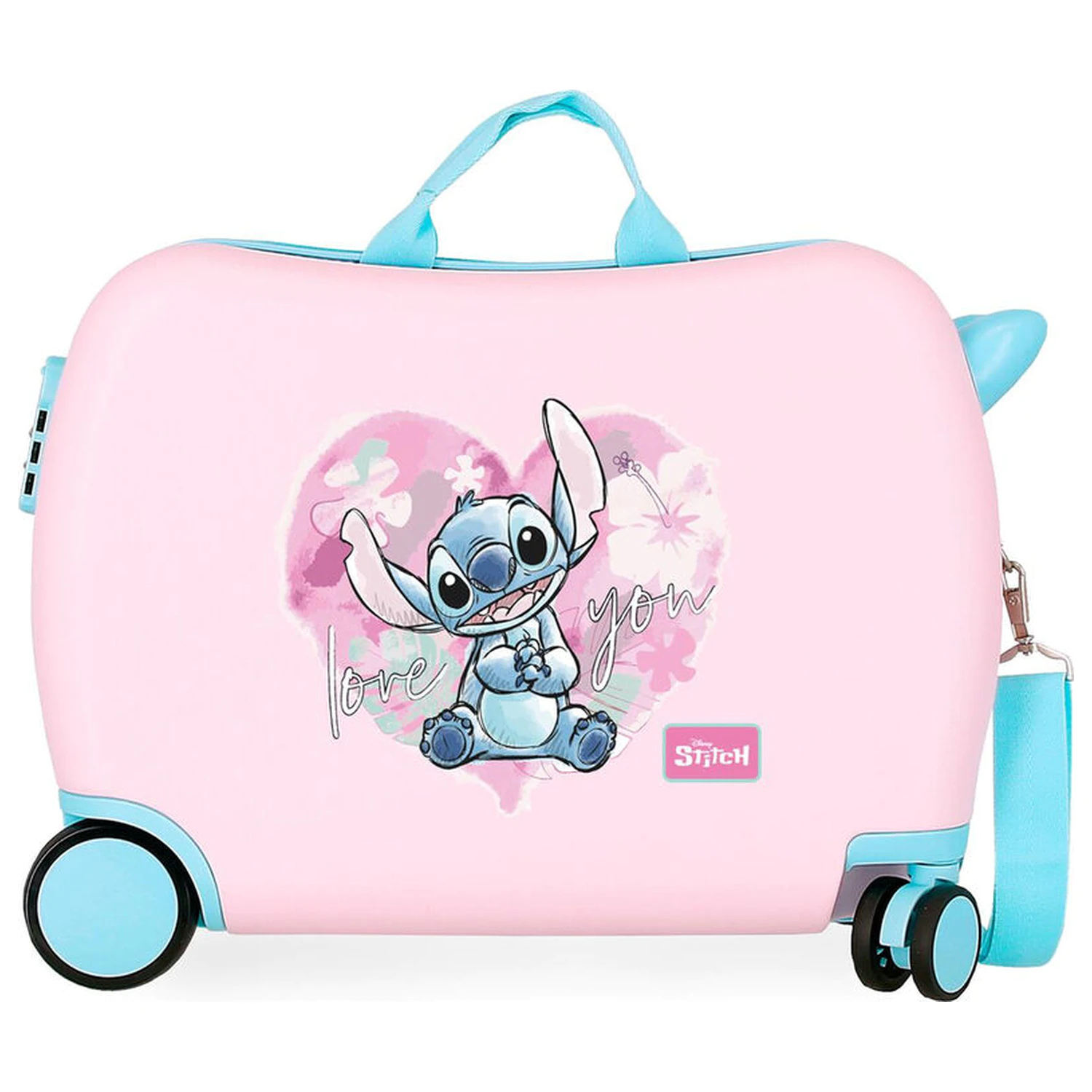 Disney Stitch Heart ABS kufor na kolieskach 50cm produktová fotografia
