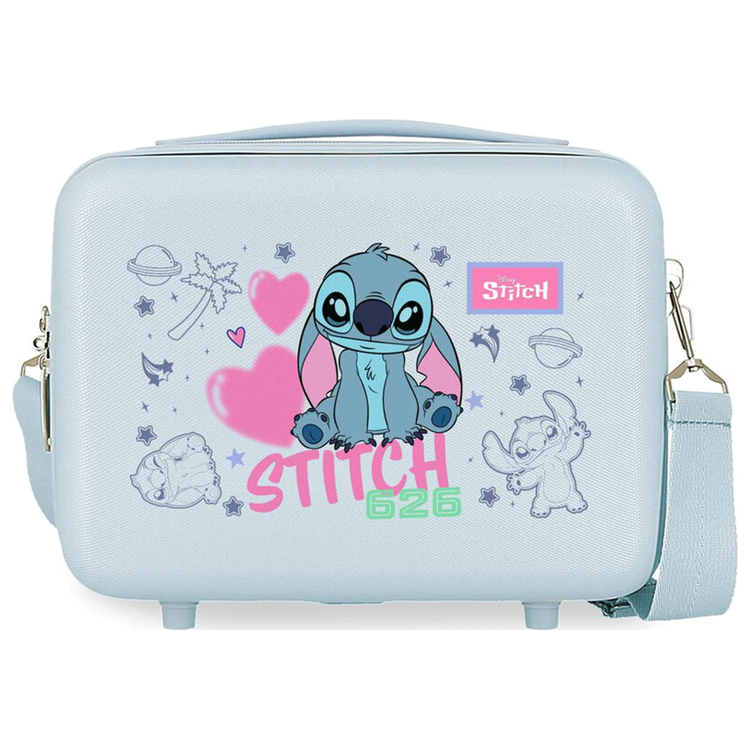Disney Stitch Hearts ABS adaptabilný kozmetický kufrík 29cm produktová fotografia
