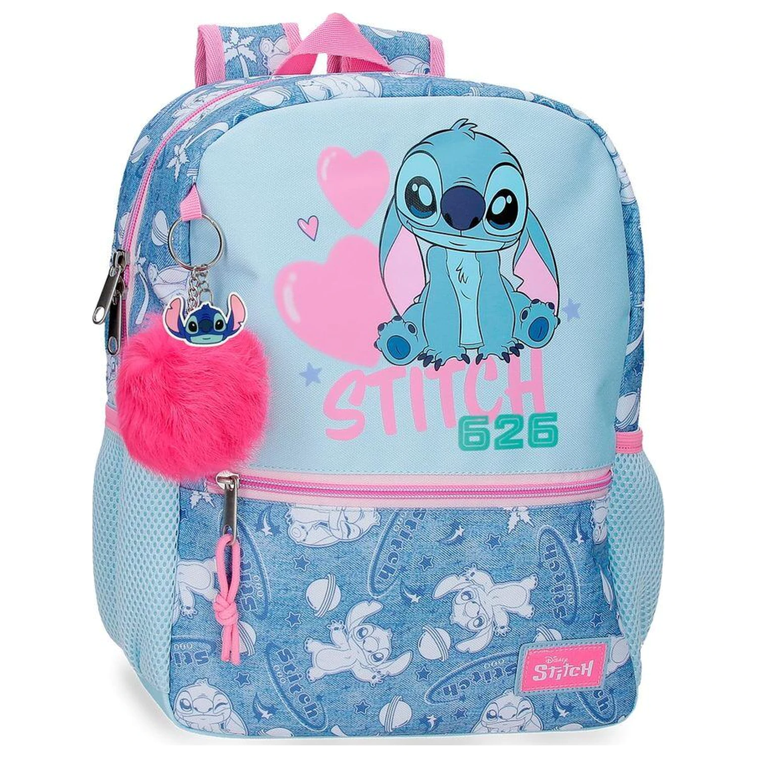 Disney Stitch Hearts prispôsobiteľný batoh 33 cm produktová fotografia