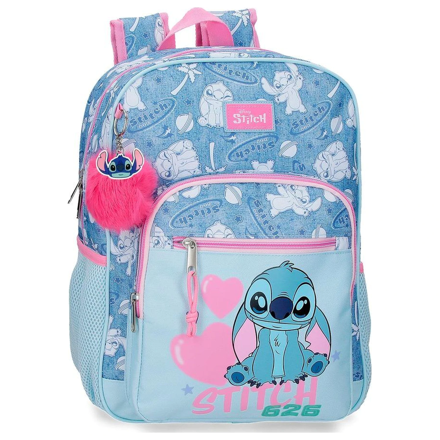 Disney Stitch Hearts adaptabilný batoh 38cm produktová fotografia