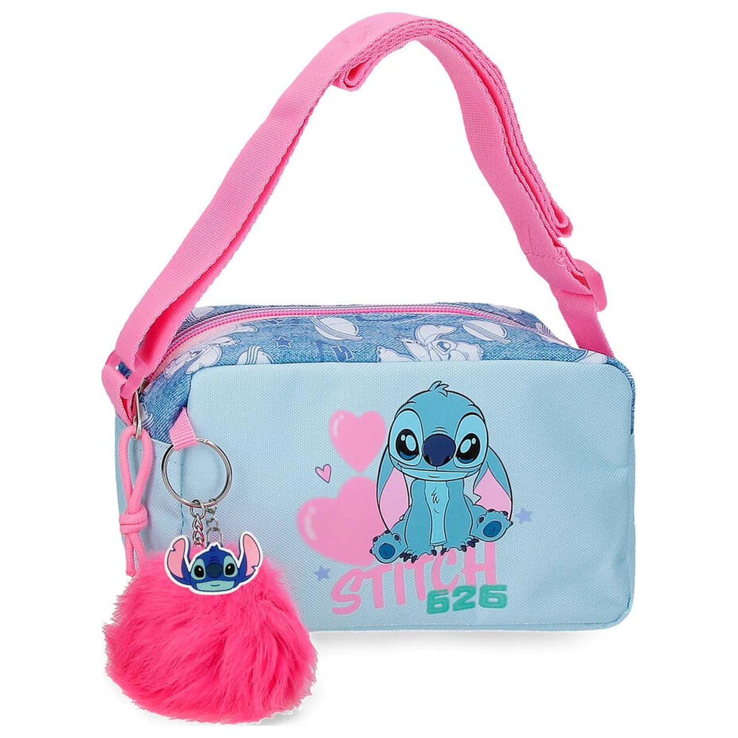 Disney Stitch Hearts taška cez rameno produktová fotografia