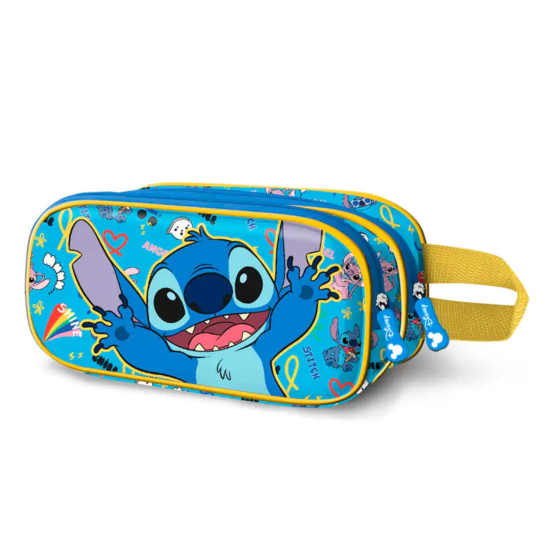 Disney Stitch Hello dvojité 3D puzdro na ceruzky termékfotó