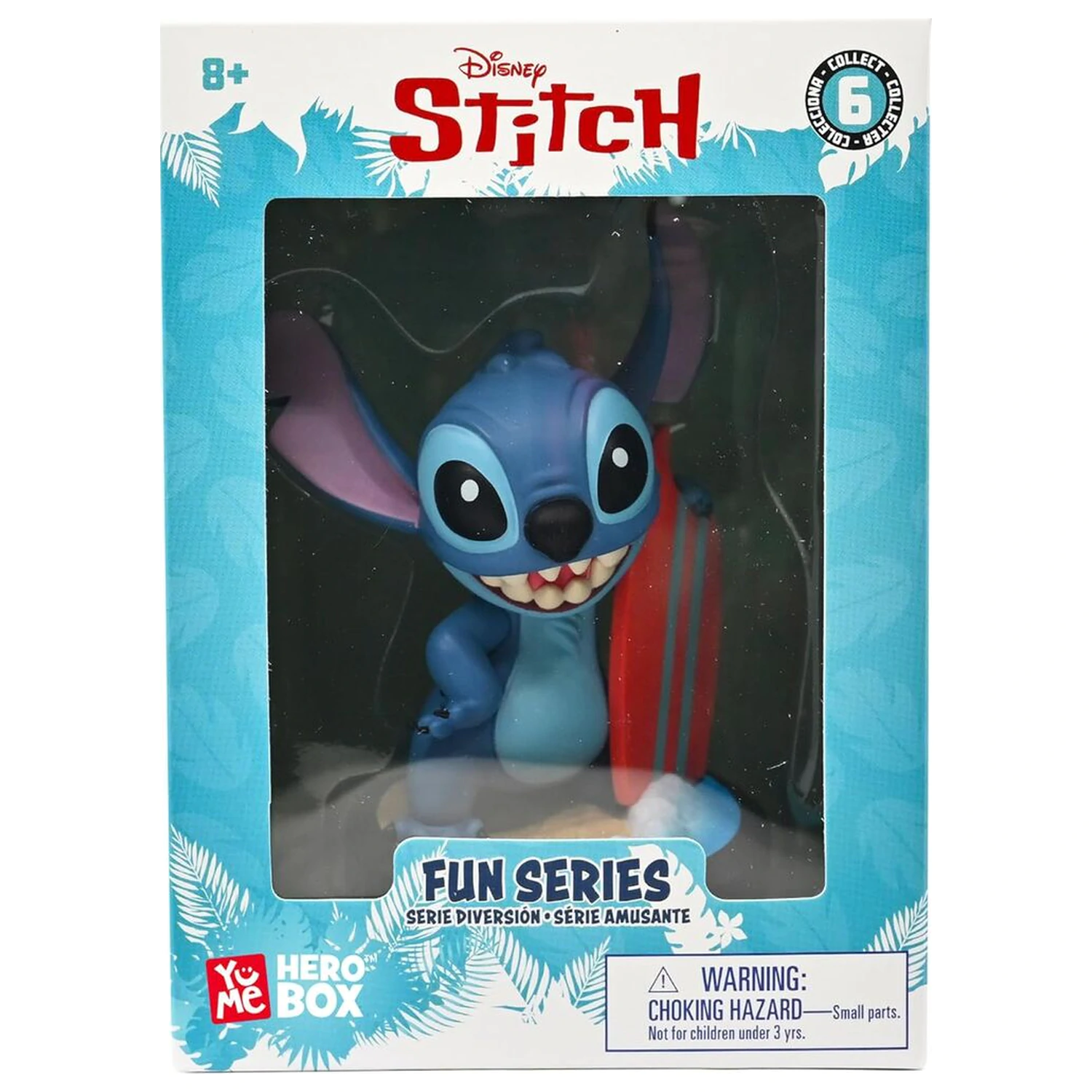 Disney Stitch Hero Box figúrka Surfer Stitch 8cm produktová fotografia