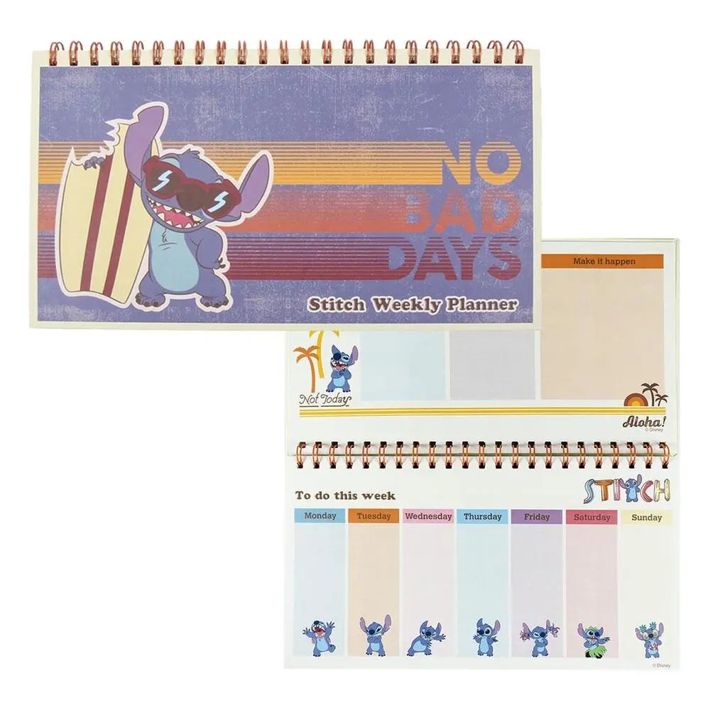 Disney Stitch week planner termékfotó