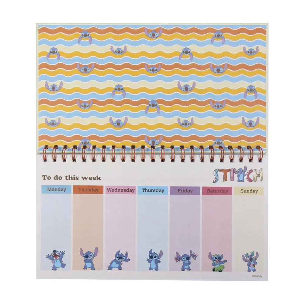 Disney Stitch week planner termékfotó