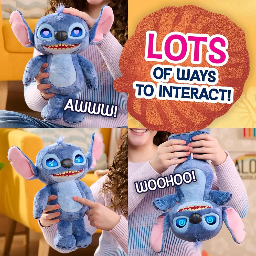 Disney Stitch interaktívna plyšová hračka 30 cm produktová fotografia