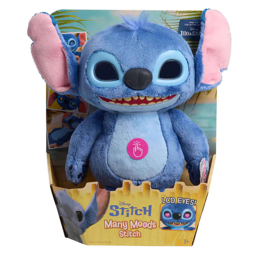 Disney Stitch interaktívna plyšová hračka 30 cm produktová fotografia