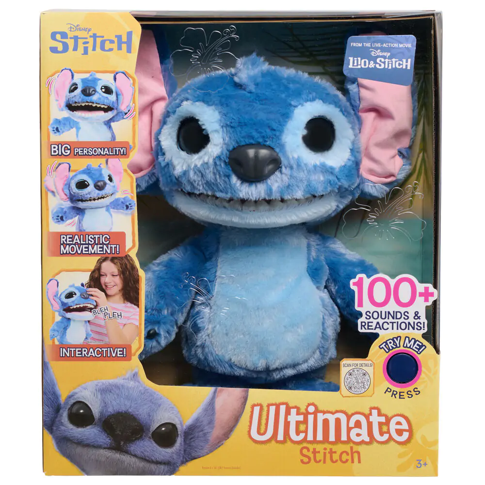 Disney Stitch interaktívna plyšová hračka produktová fotografia