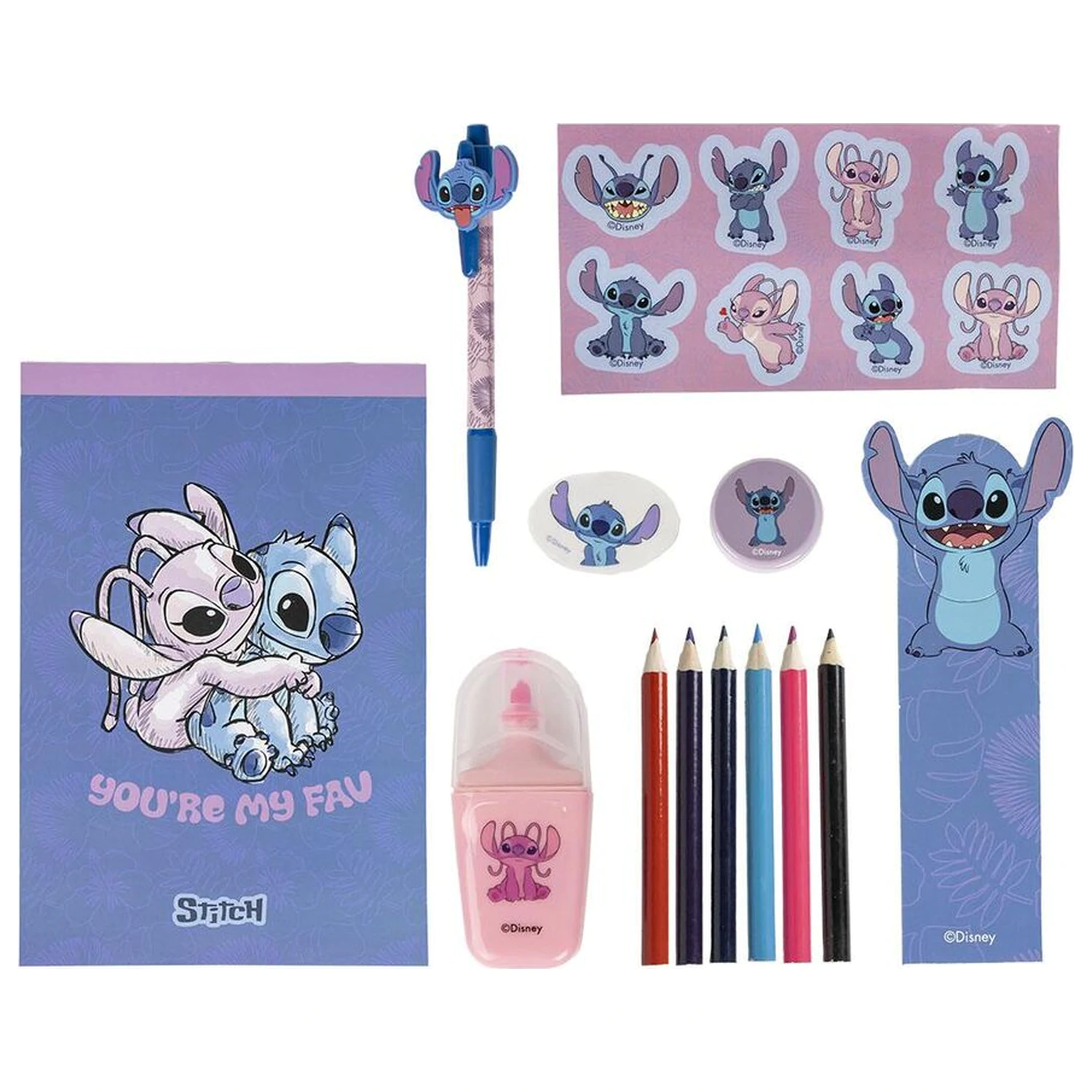 Disney Stitch písacie potreby set produktová fotografia