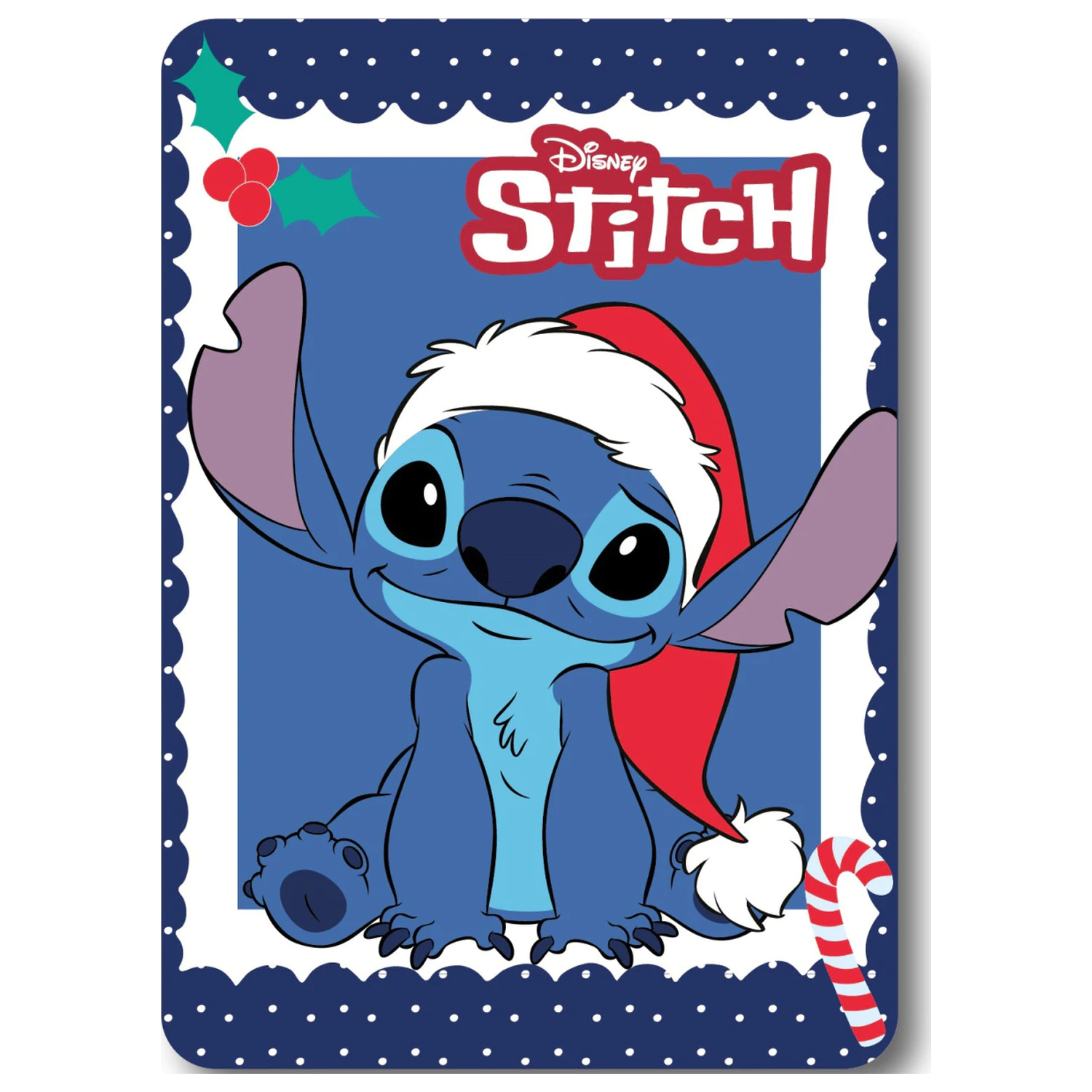 Disney Stitch Vianočná flísová deka produktová fotografia