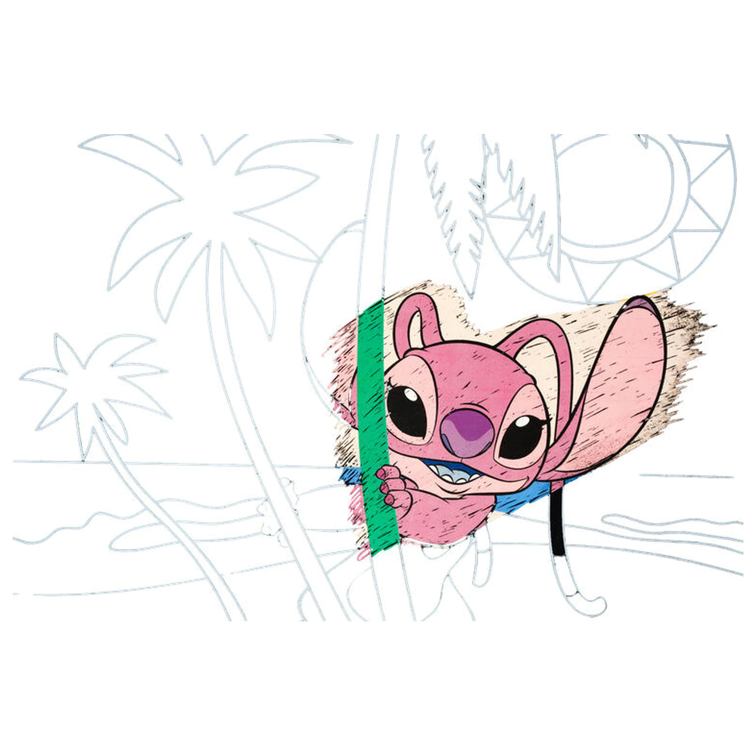 Disney Stitch sada na škrabanie produktová fotografia