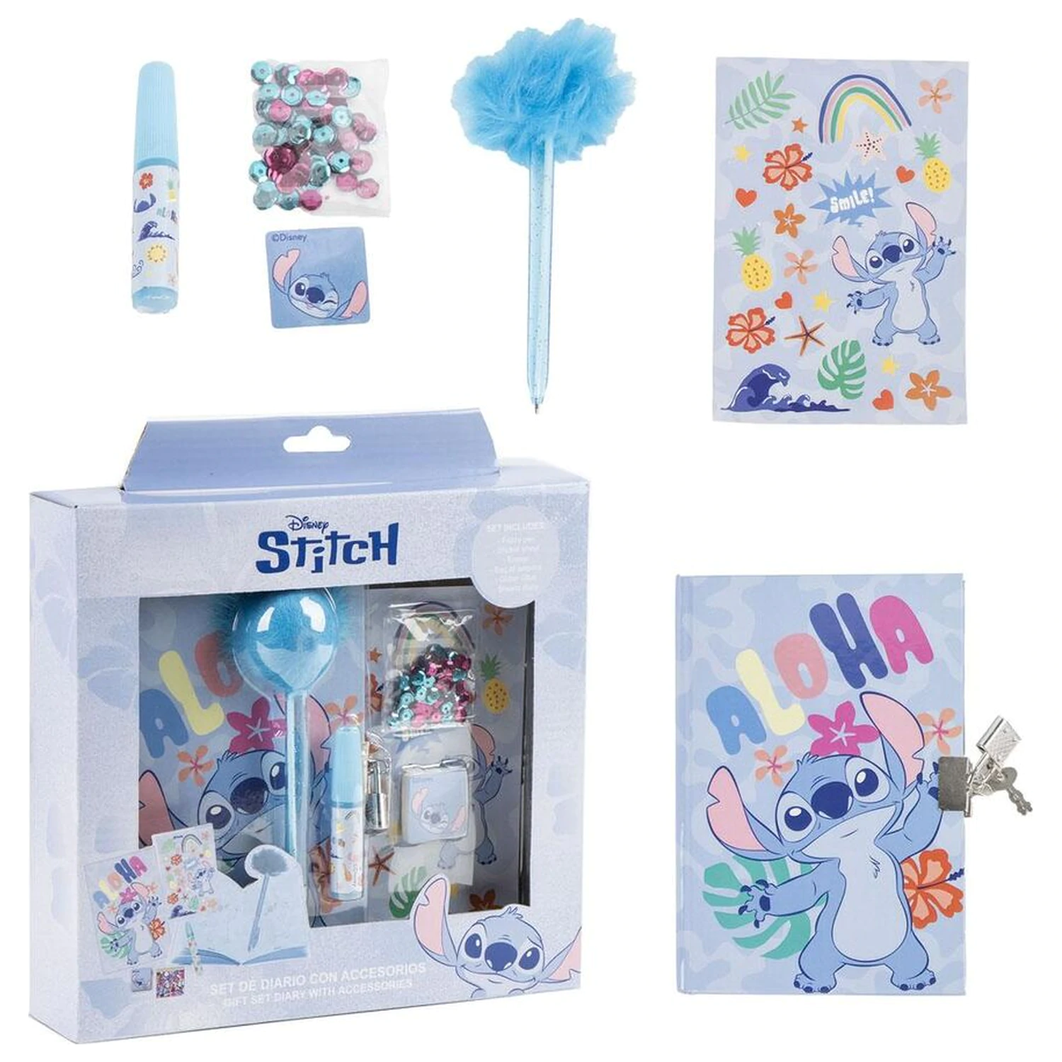 Disney Stitch Zápisník set produktová fotografia