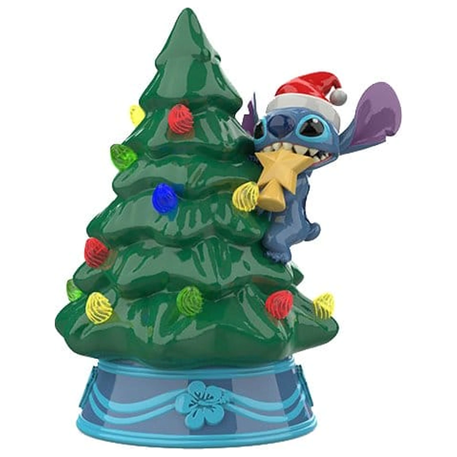 Disney keramický vianočný stromček s svetielkami Stitch 15 cm produktová fotografia
